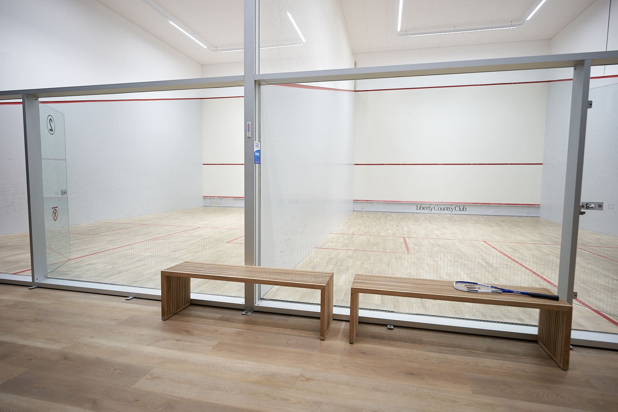 Les terrains de squash